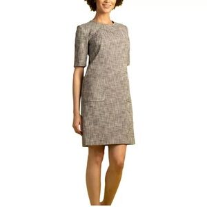Trina Turk Tan Brown Sheath Midi Dress for Work